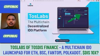 Toslabs Of Tosdis Finance - A Multichain IDO Launchpad For ETH, BSC, Fantom, Polkadot. $DIS 10X?