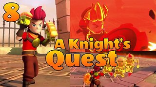 We got a really cool upgrade....and then the difficulty SKYROCKETED! A Knight's Quest gets hard!