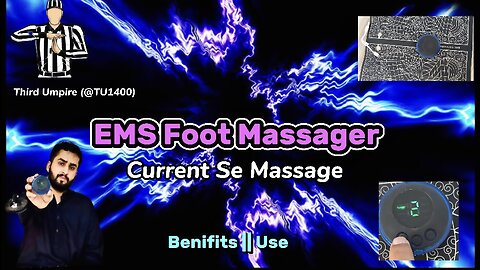 EMS Foot Massager - Unboxing & Testing