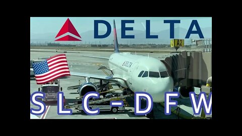 Last Minute Downgrade - Delta Air Lines Airbus A319 SLC-DFW Economy Review (4K)