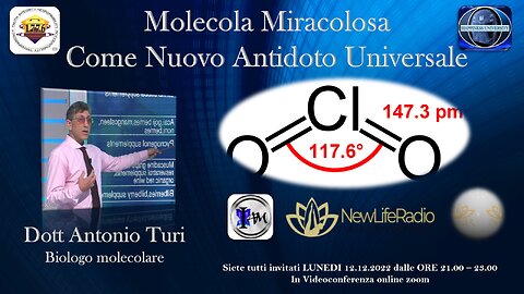 Molecola Miracolosa Come Nuovo Antidoto Universale con Dott Antonio Turi