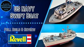 US Navy Swift Boat Mk.I 1:72 scale by Revell-Full Build & Review