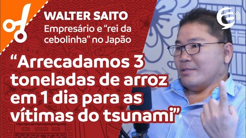 Walter Toshio Saito: Arrecadamos 3 toneladas de arroz em 1 dia para as vítimas do tsunami #cortes