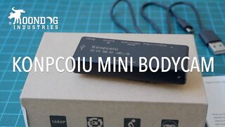 KONPCOIU Mini Body Camera Review