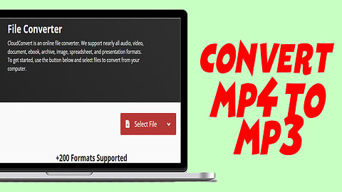 How To Convert MP4 To MP3