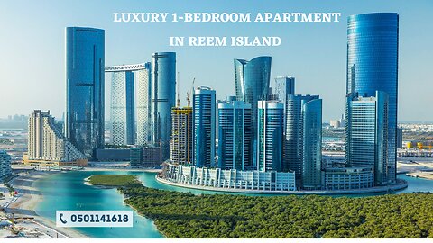 Luxurious 1 Bedroom Apartment in Mangrove Palace, Al Reem Island