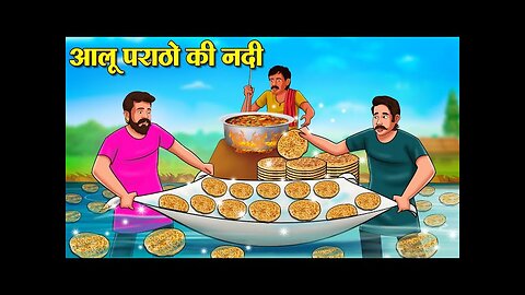 आलू पराठो की नदी | Hindi Kahani | Hindi Story | Storytime | New Bedtime Stories