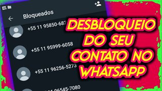 COMO SAIR DO BLOQUEIO QUANDO SEU CONTATO TE BLOQUEAR NO WHATSAPP.#celular #android #whatsapp