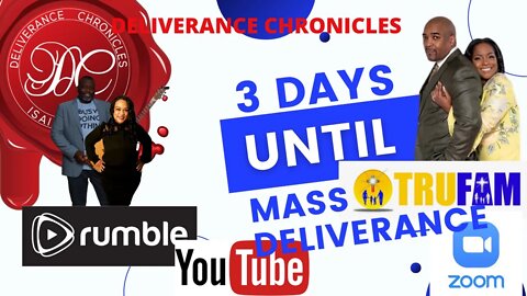 3 days left till Mass deliverance #massdeliverance #dlvrnce #deliverancechronicle #beyefree #jesus