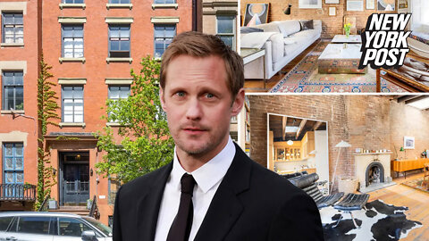 Inside Alexander Skarsgård's NYC apartment, on sale for $2.6M