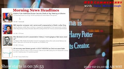 Morning RSS Headlines for Monday, February 22, 2022