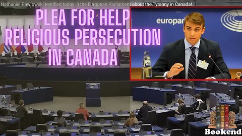 Nathaniel Pawlowski testified today in the European Parliament about the Tyranny in Canada!