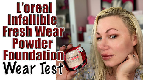 L'Oreal Infallible Fresh Wear Powder Foundation Wear Test | Code Jessica10 saves you Money