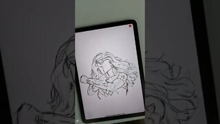 How to Draw Wonder Woman? ✍🏻 - Daily Art nr.156🖌️