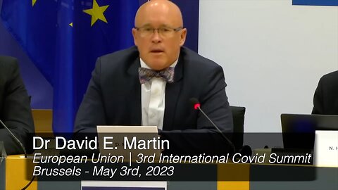 Dr. David Martin's Address at the International COVID Summit | European Parliament