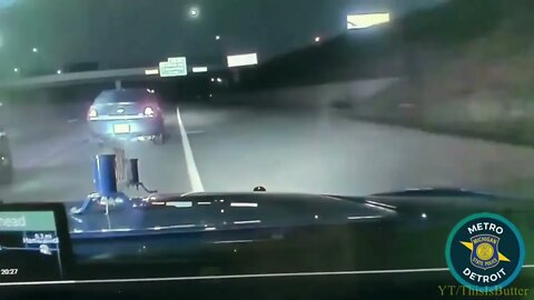 Driver almost crashes into troopers when working a critical accident, then leads police on a chase
