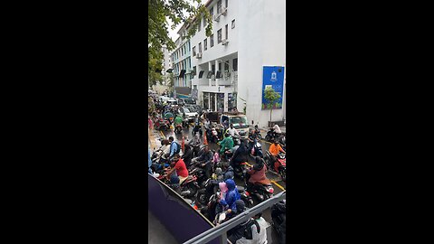 World Smallest Capital city Male’ Maldives, a quick times lap of a road