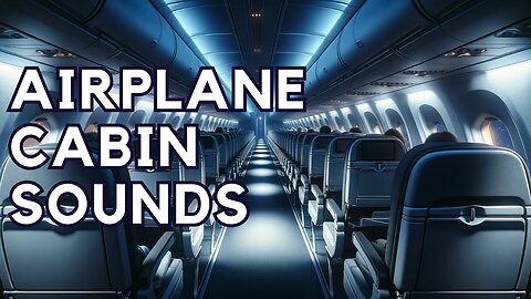 AIRPLANE CABIN SOUNDS | White Noise | 10 HOURS