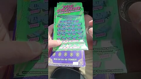Hit $5,000 Lottery Ticket Tennessee Scratch Off Tickets! #lottery
