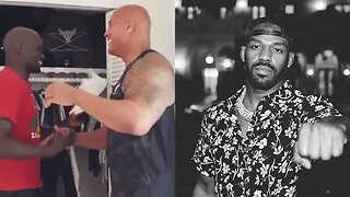 Dwayne Johnson's reaction to Jon Jones