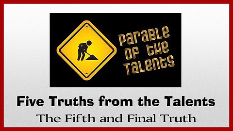 Freedom River Church - Sunday Live Stream - Five Truths from the Talents: Part 2