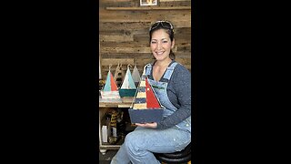 Making wooden sailboats with a microjig sled