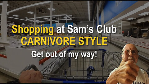 My Carnivore shopping adventure at Sam's Club in search of marked-down steak & fish
