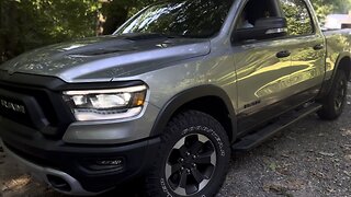 Ram Truck Pulling Up