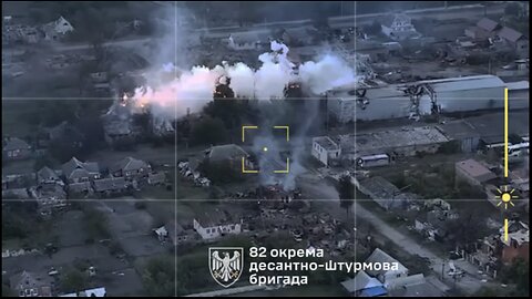 GoPro Combat footage Vovchansk, Ukraine : a group of enemy infantry was destroyed