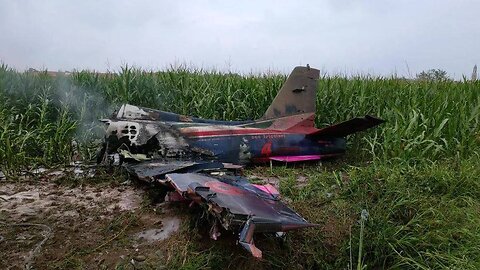 An Italian Air Force combat training aircraft crashed during training flights