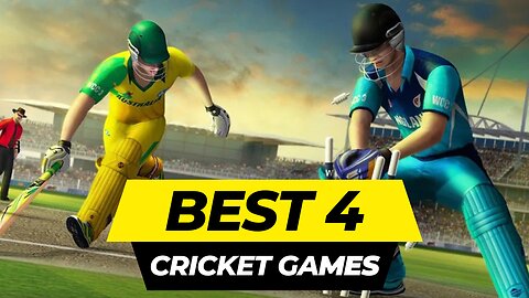 TOP 4 BEST CRICKET GAMES FOR ANDROID PHONE