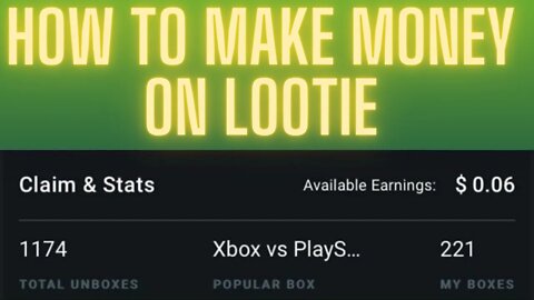How to make money on lootie ( without paying on the site)