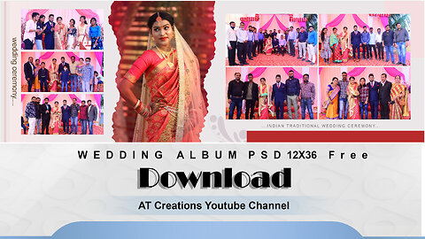 Album Psd File Download 2023 | Free 12X36 PSD Wedding Album