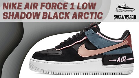 Nike Air Force 1 Low Shadow Black Light Arctic Pink Claystone Red (W) - CU5315-001 - @SneakersADM