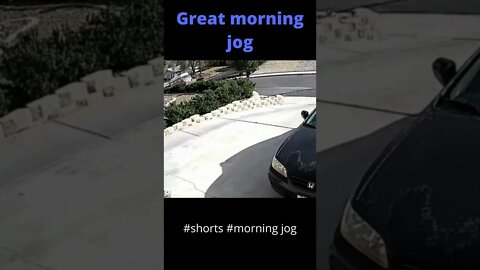 Great morning jog