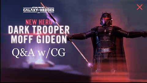 Dark Trooper Moff Gideon Q&A with CG