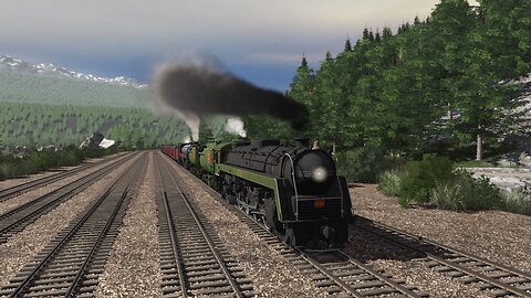 Trainz 2019: CN 6060 Double heading with CP 5931
