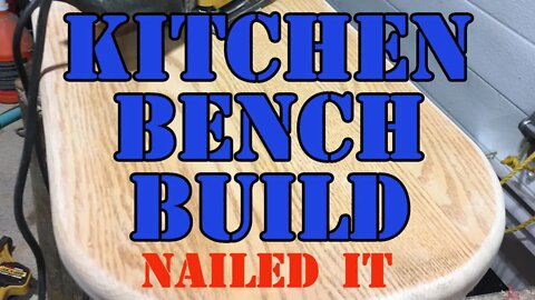 Kitchen Bench Build - Using my Old Dewalt Brad Nailer to make a Jig
