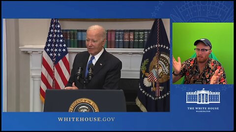 Joe Biden FREAKS OUT ASL Signing Man!