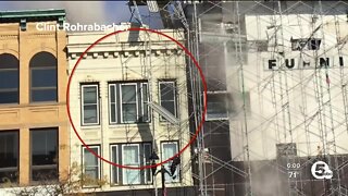 Historic building demolition goes wrong, damaging multiple buildings in collapse
