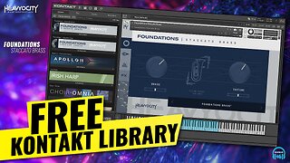 FREE KONTAKT LIBRARY 🔥 Heavyocity FOUNDATIONS Staccato Brass 📯