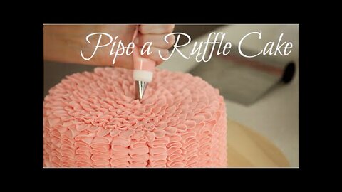 Copycat Recipes CAKE TREND ~ Buttercream Ruffle Decorating - CAKE STYLECooking Recipes Food Recipes.