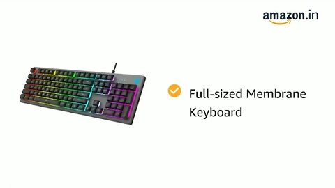 HP K500F Backlit Membrane Wired Gaming Keyboard | Specifications | Review |