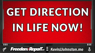 GET DIRECTION IN LIFE NOW - DO NO QUIT, THAT IS WHAT YOUR GOVERNMENT WANTS