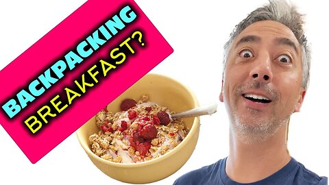 What to Eat For Breakfast Backpacking #shorts