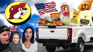 Brits Tailgate At BUC-EE’S The Worlds Largest Gas Station *OMG The Nuggets*