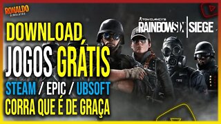 ▶️CORRA!! NOVOS JOGOS GRÁTIS NA EPIC STEAM E UBSOFT E PROMOÇÃO DE FÉRIAS NA STEAM