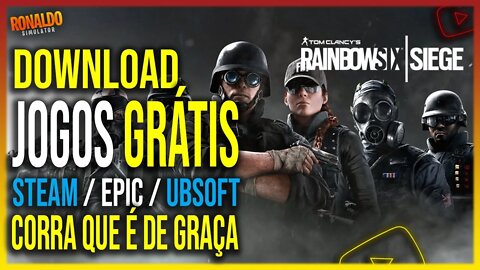 ▶️CORRA!! NOVOS JOGOS GRÁTIS NA EPIC STEAM E UBSOFT E PROMOÇÃO DE FÉRIAS NA STEAM