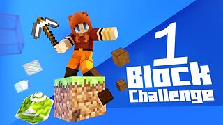 Minecraft surviving 100 days on one block