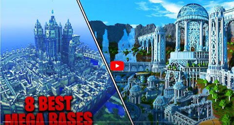 8 BEST Minecraft MEGA BASES Ever Built! (BEST BUILDS)